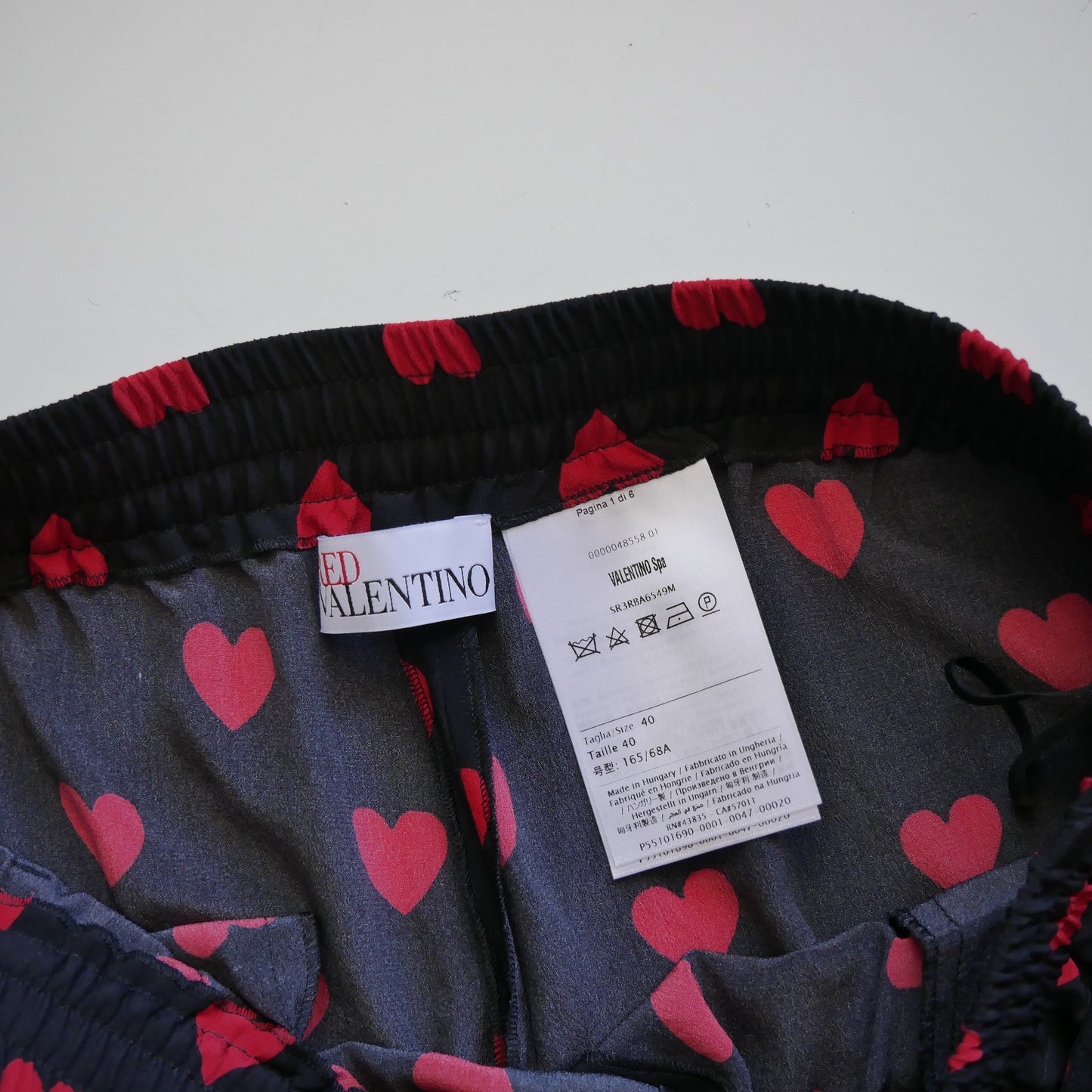 Valentino 100% Silk Pants