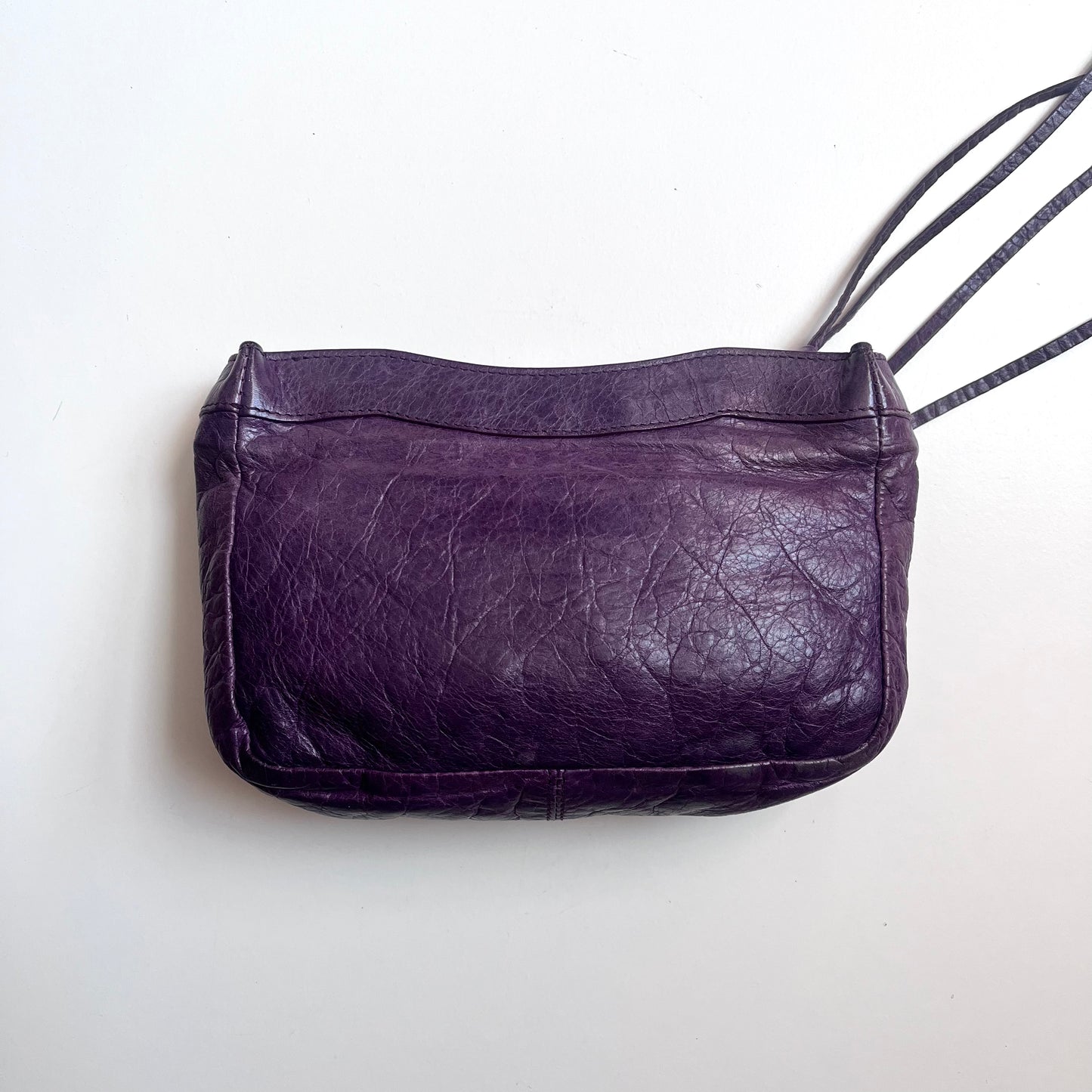 Balenciaga Leather Mini City Clutch