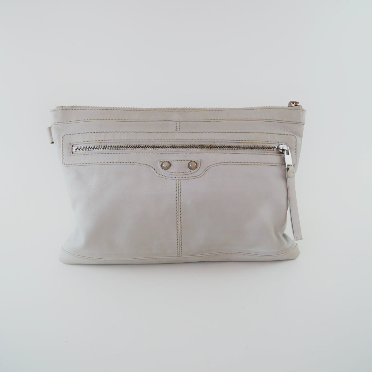 Balenciaga City Leather Clutch