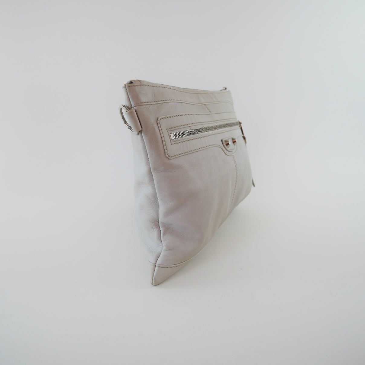 Balenciaga City Leather Clutch