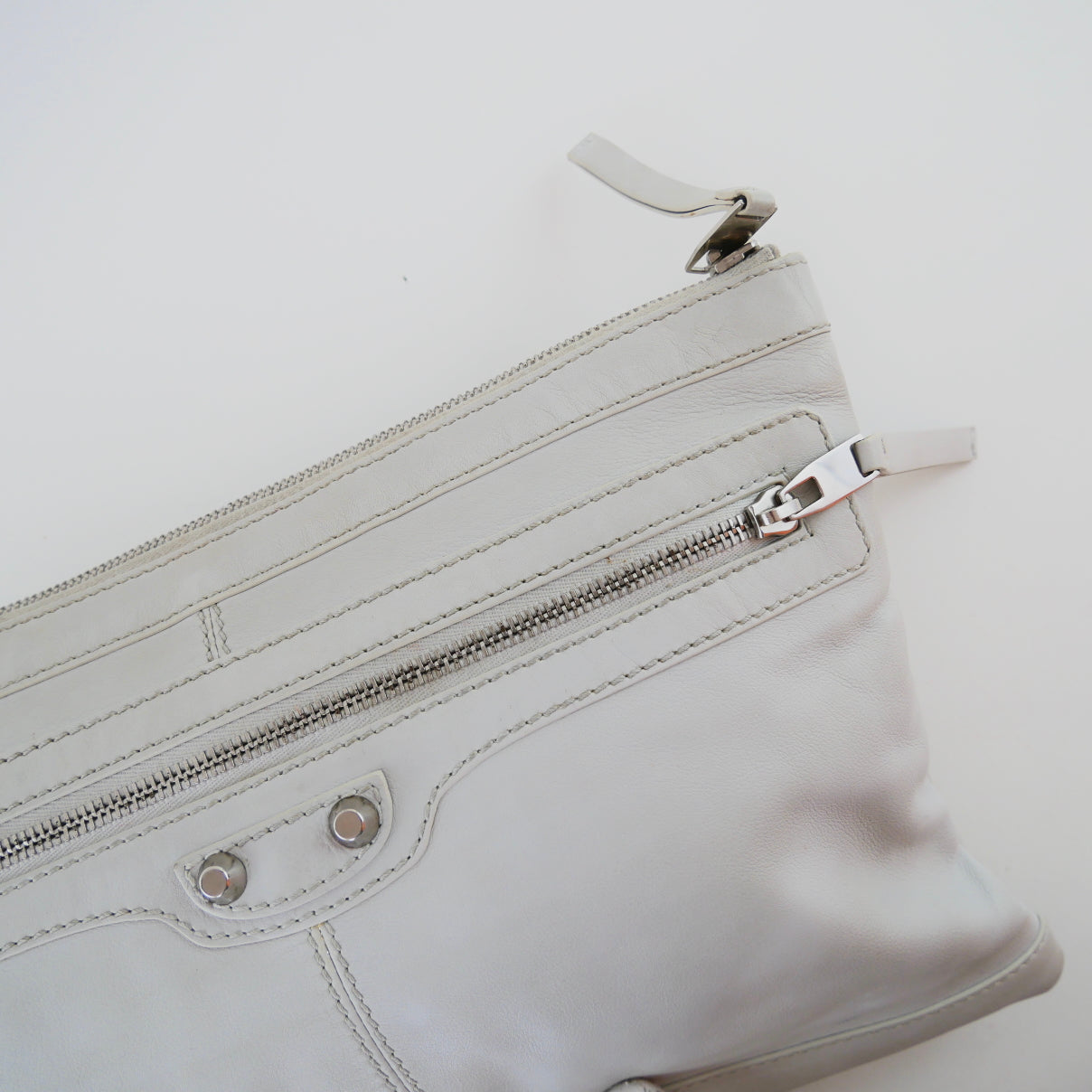 Balenciaga City Leather Clutch