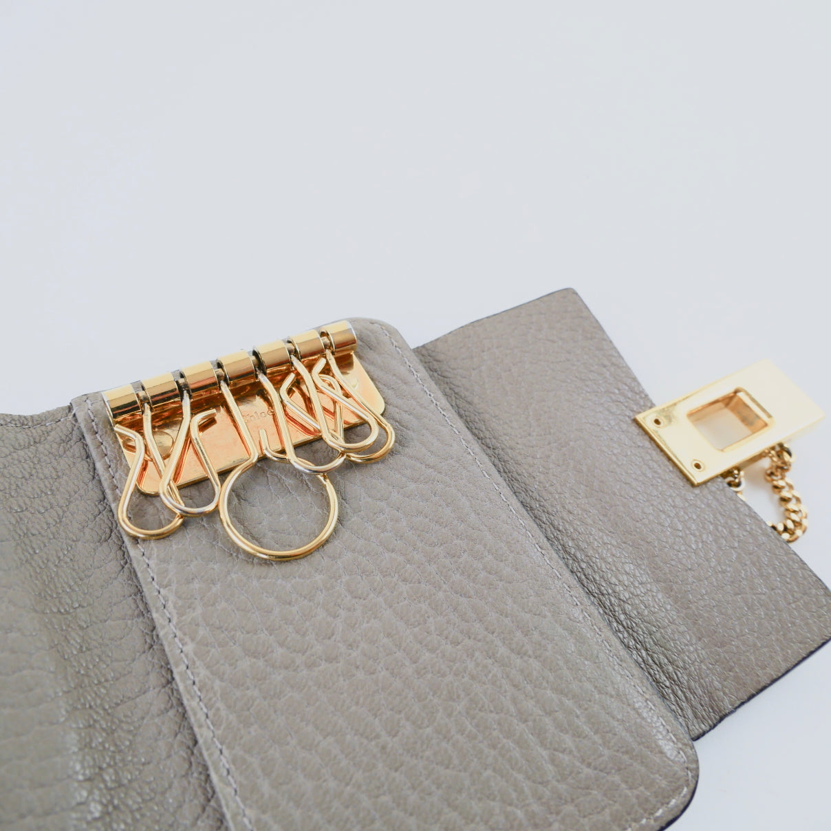 Chloe Leather 6 Keyring