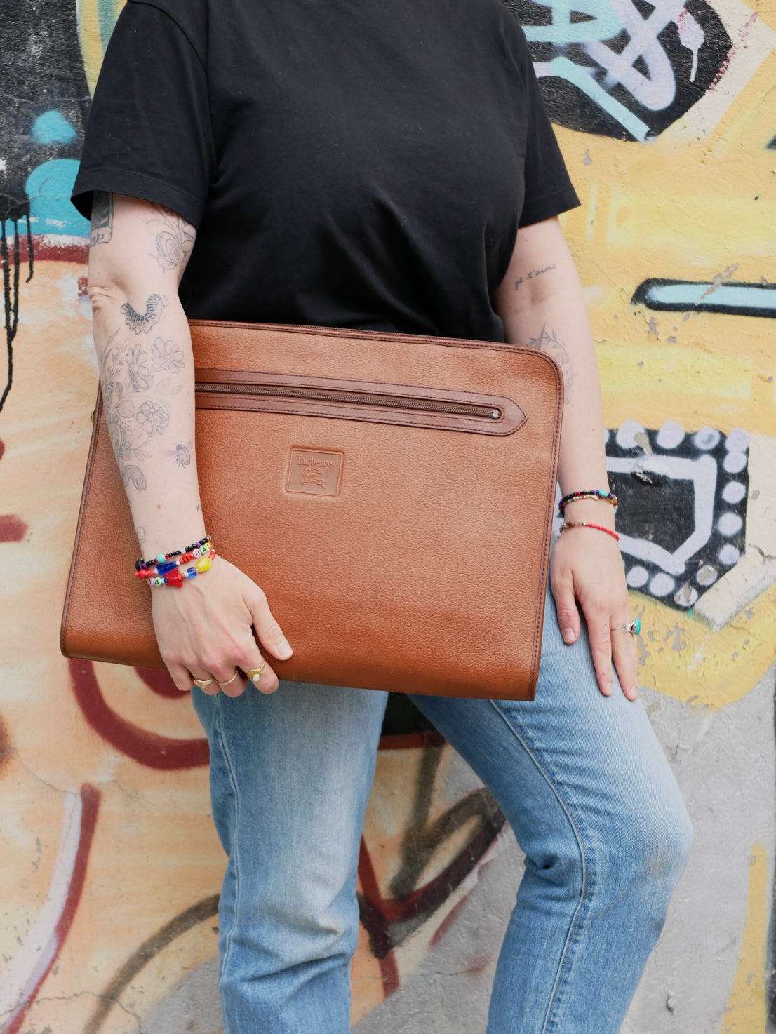 Burberrys Vintage Leather Case