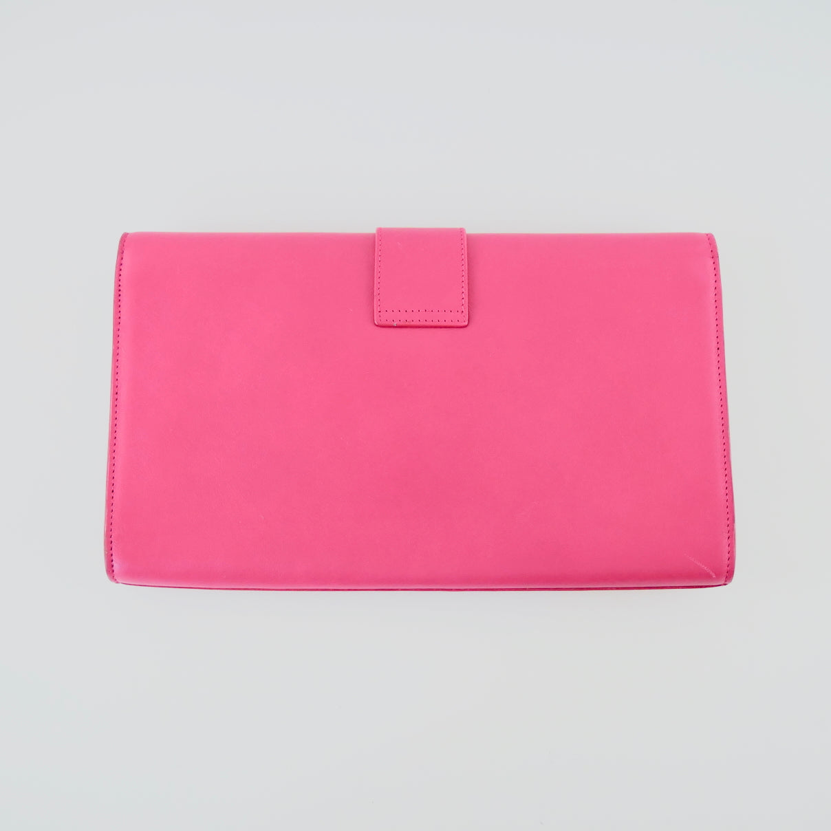 YSL Leather Classic Y Clutch