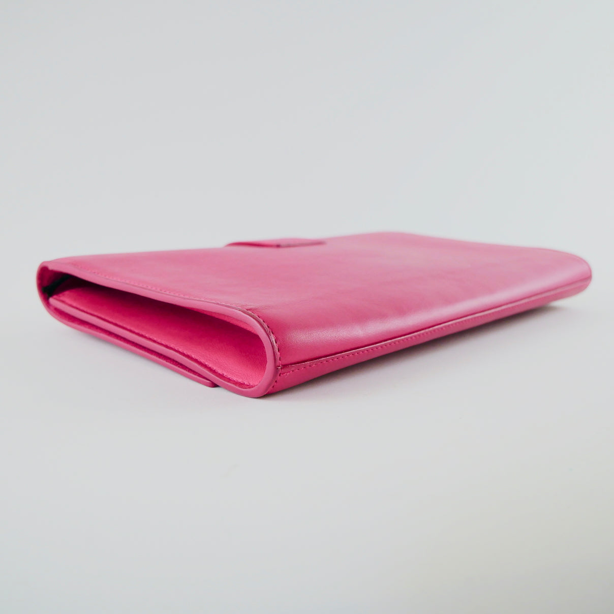 YSL Leather Classic Y Clutch