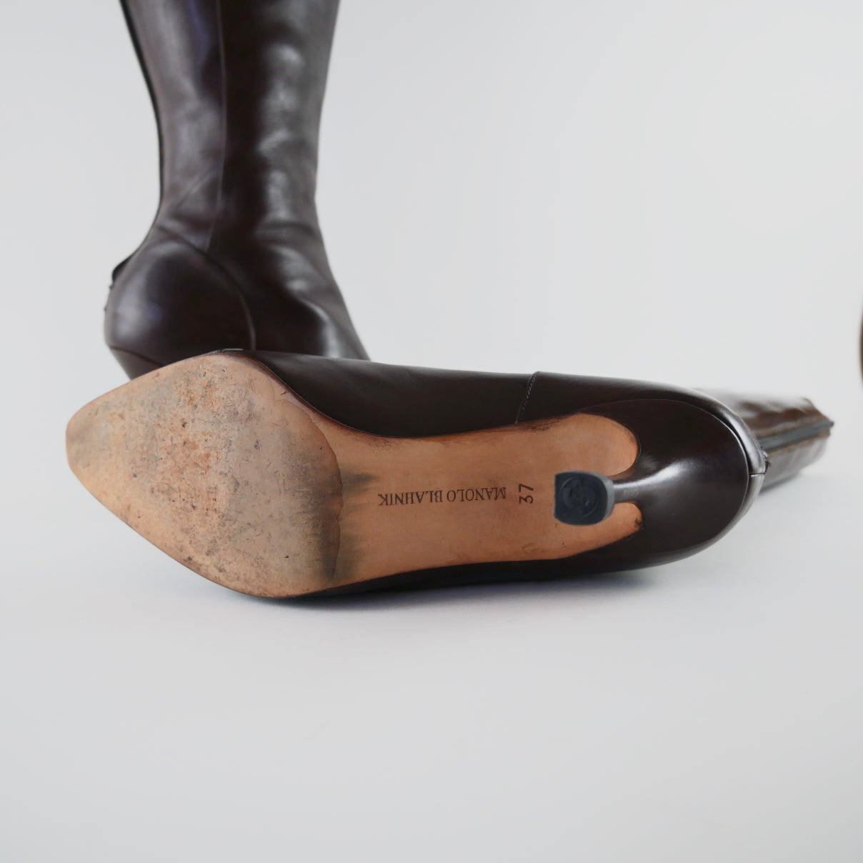 Manolo Blahnik Leather Boots
