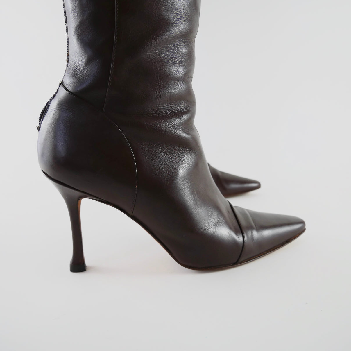 Manolo Blahnik Leather Boots