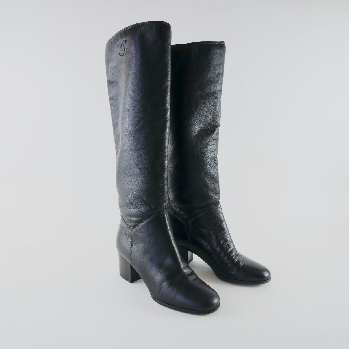 Chanel Leather Boots