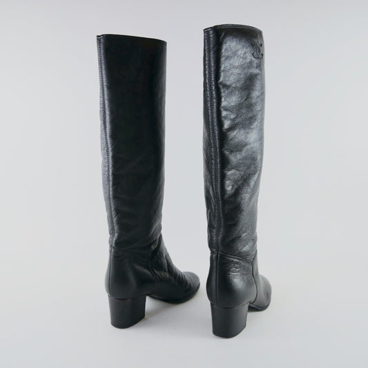 Chanel Leather Boots