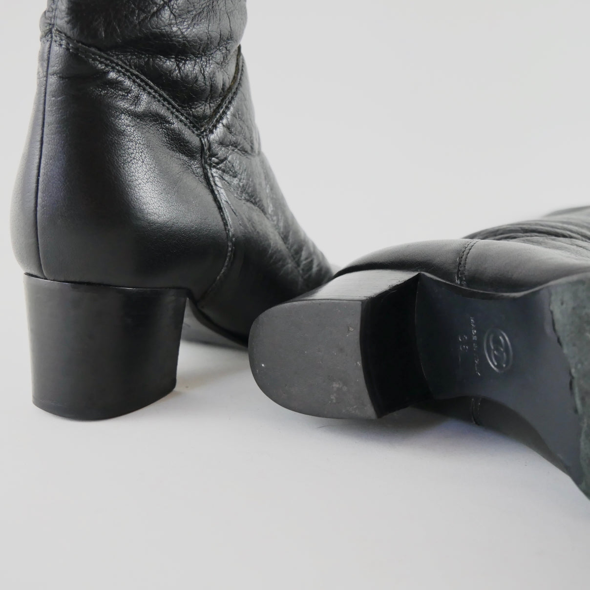 Chanel Leather Boots