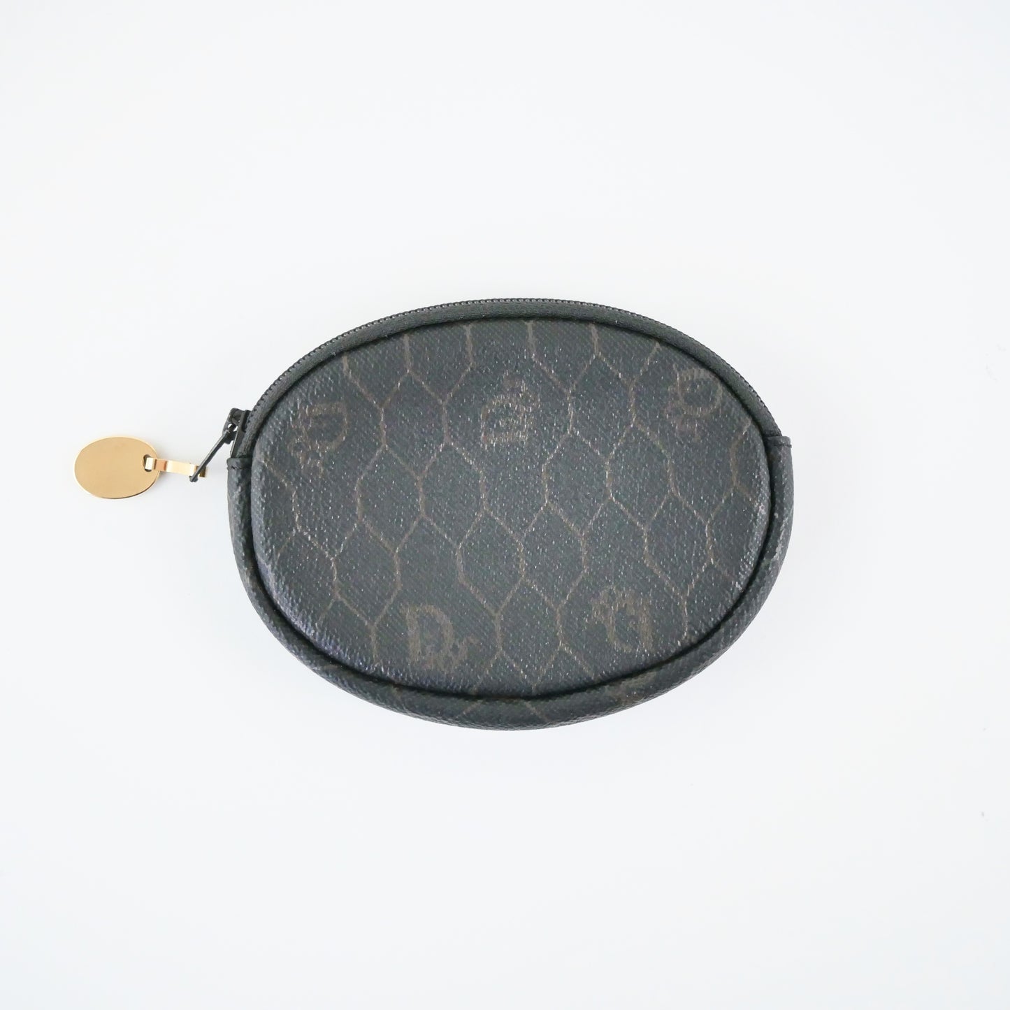 Christian Dior Vintage Honeycomb Coin/ Card Case