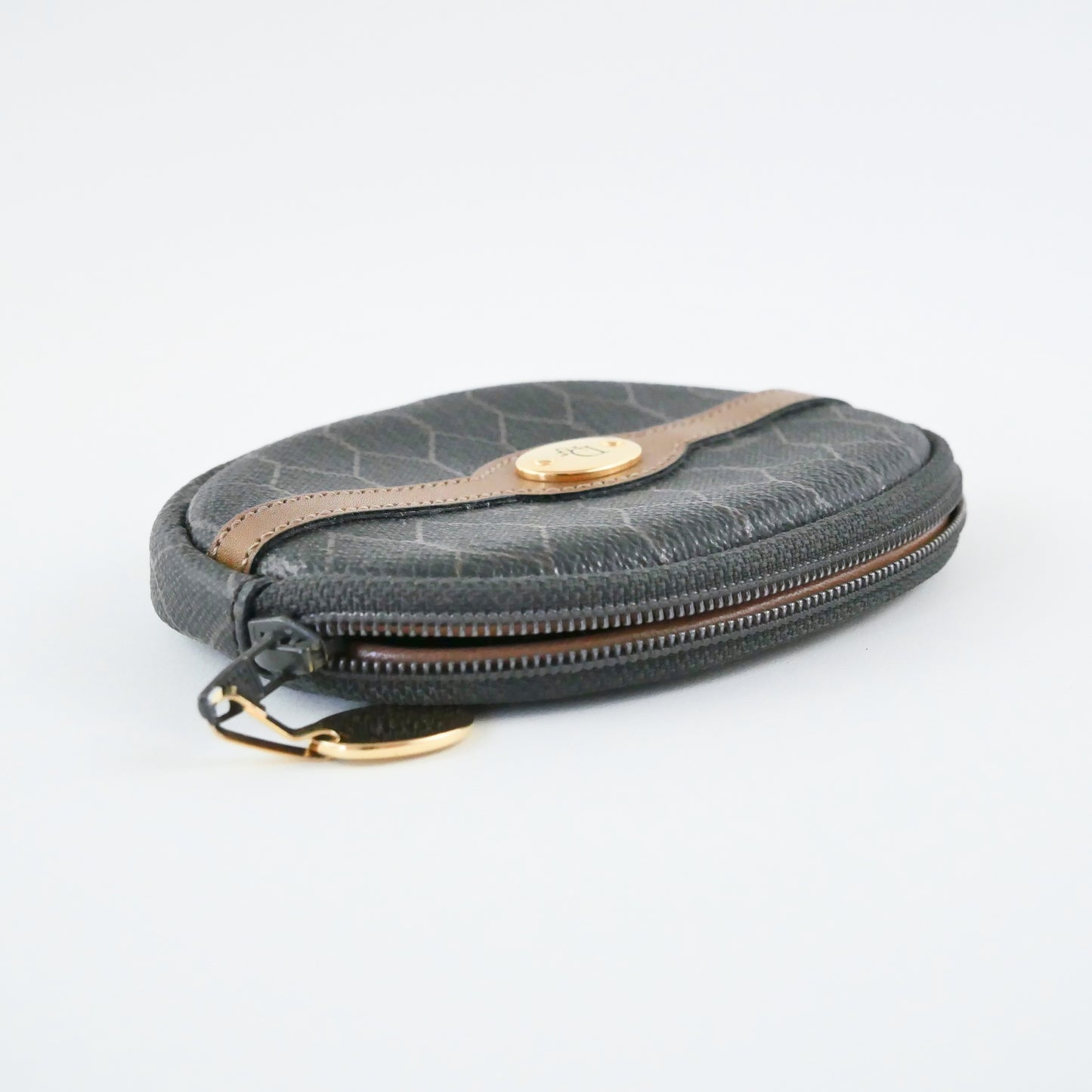Christian Dior Vintage Honeycomb Coin/ Card Case