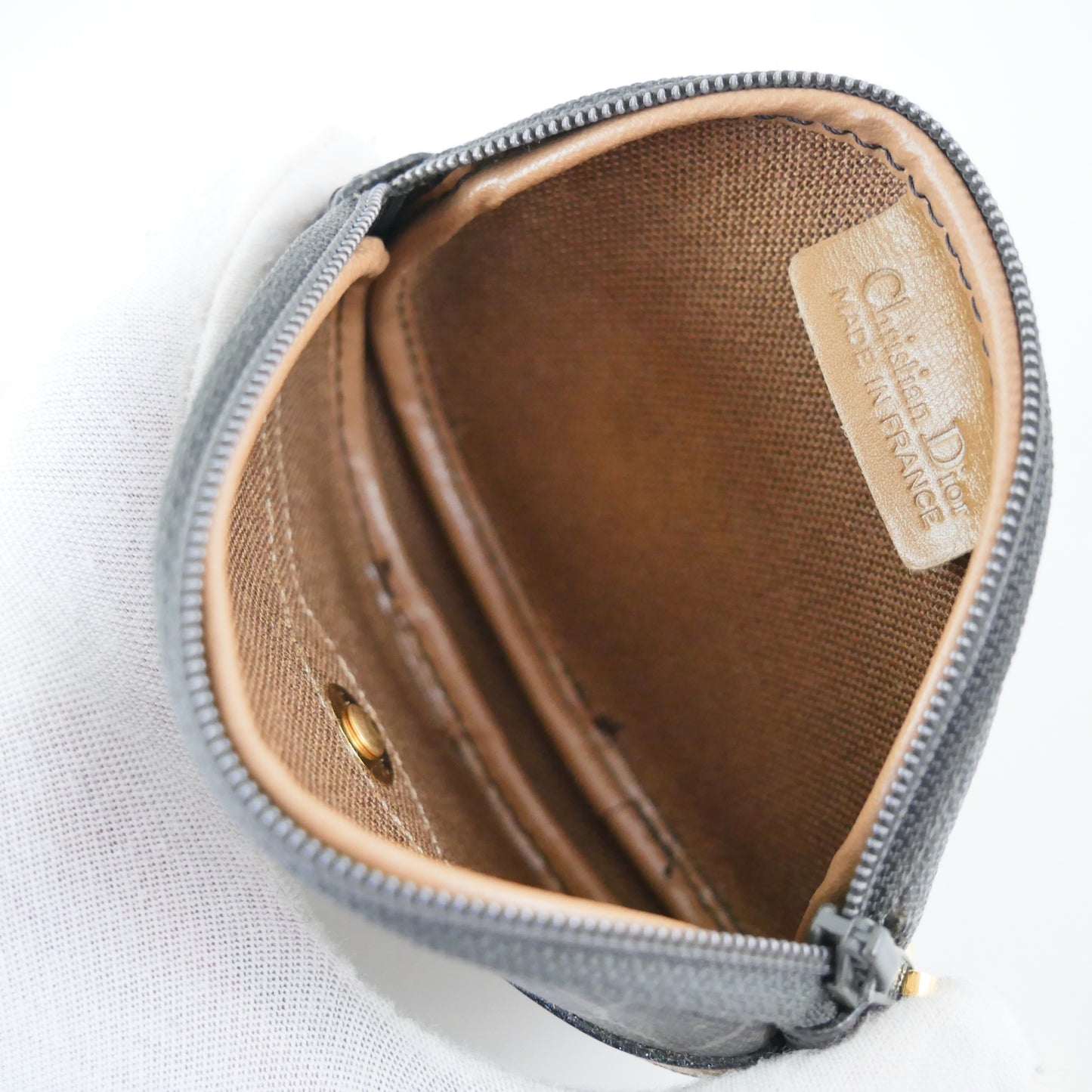 Christian Dior Vintage Honeycomb Coin/ Card Case