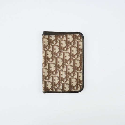 Christian Dior Vintage Canvas Trotter Travel Wallet