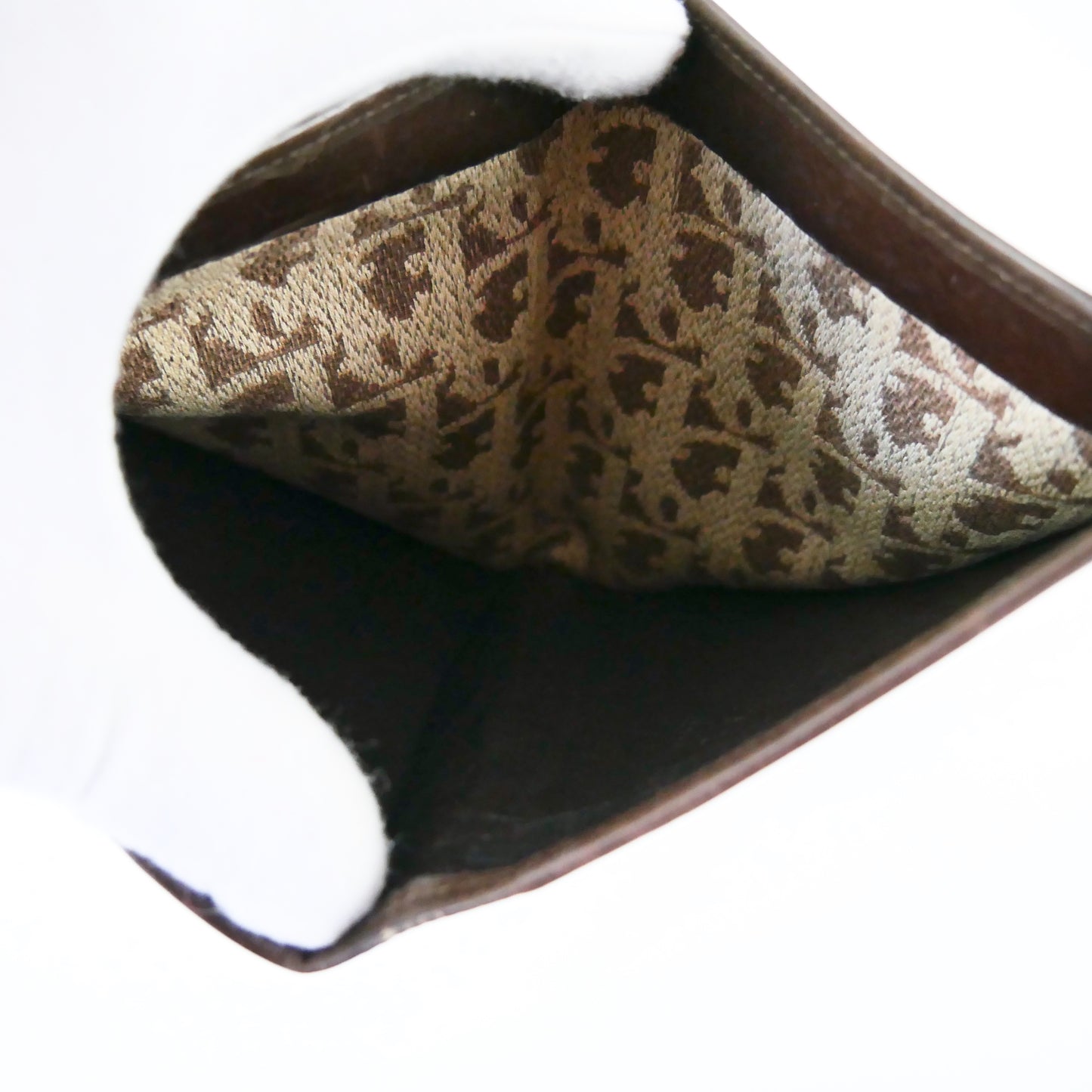 Christian Dior Vintage Canvas Trotter Travel Wallet