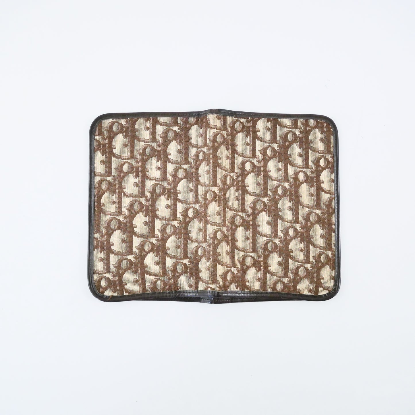 Christian Dior Vintage Canvas Trotter Travel Wallet