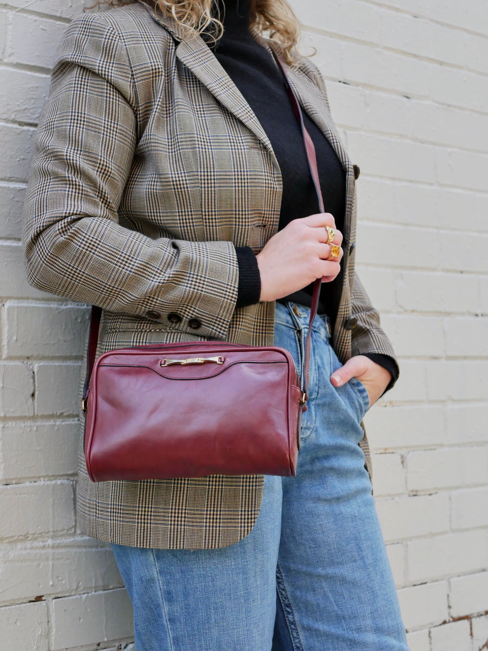 Celine Vintage Leather Crossbody
