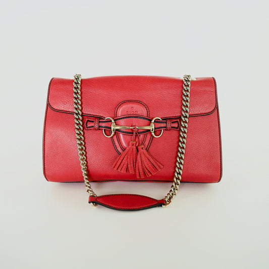 Gucci Leather Emily Bag