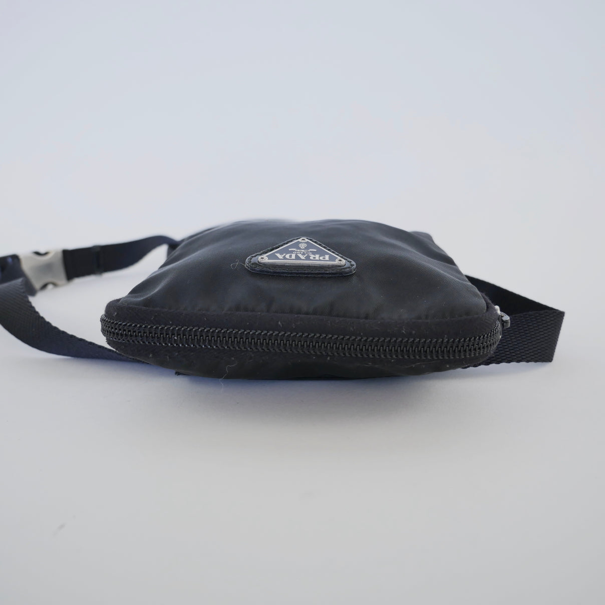 Black Prada Waist Bag