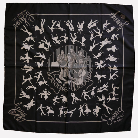 Hermes 100% Silk Boogie Woogie Scarf