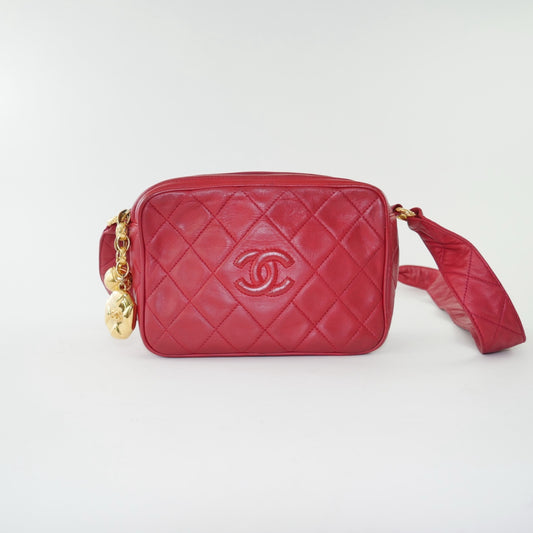 Chanel Vintage Quilted Camera Bag