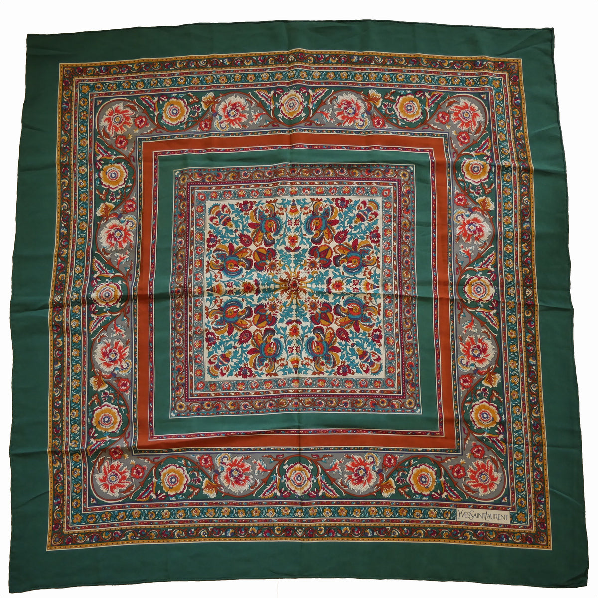 Yves Saint Laurent Vintage Silk Scarf