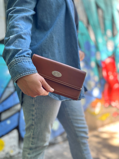 Leather Long Wallet