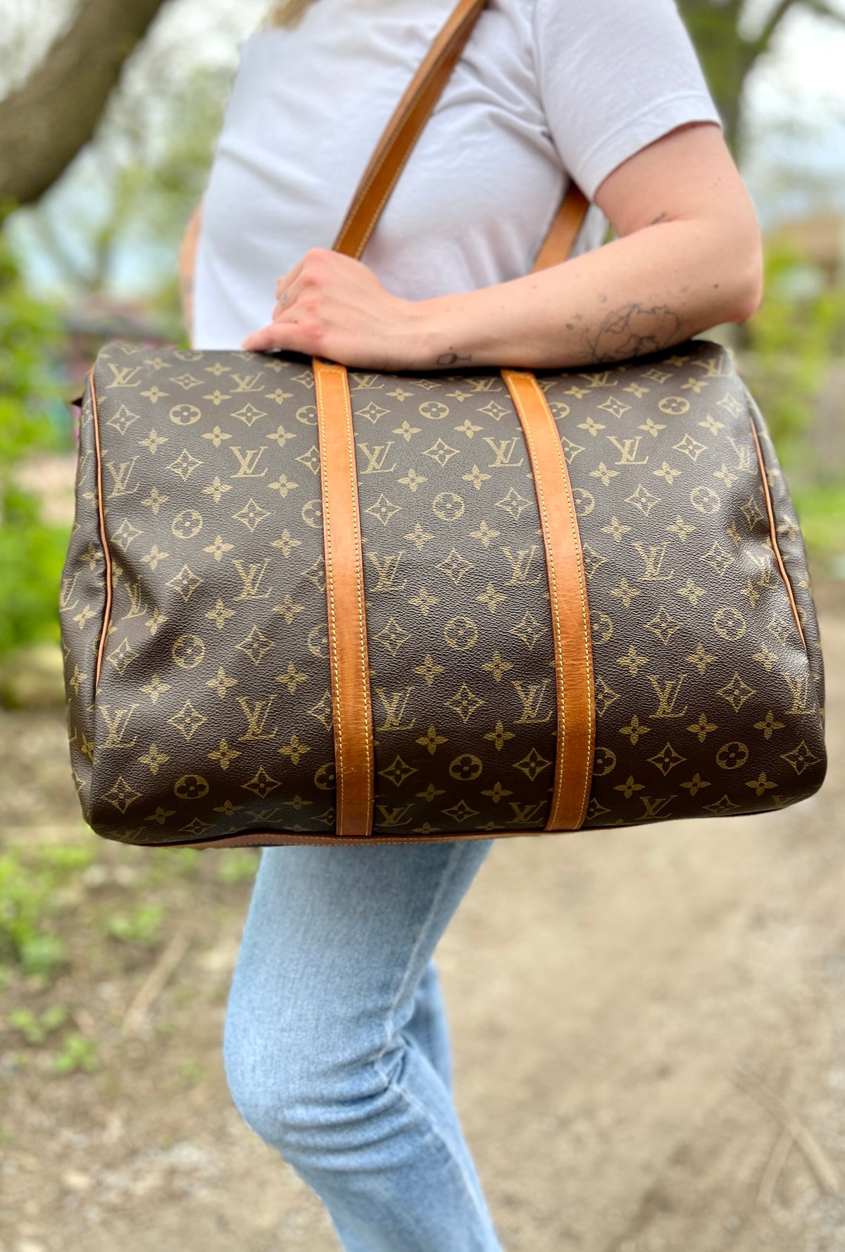 Louis Vuitton Vintage Monogram Flannerie 45