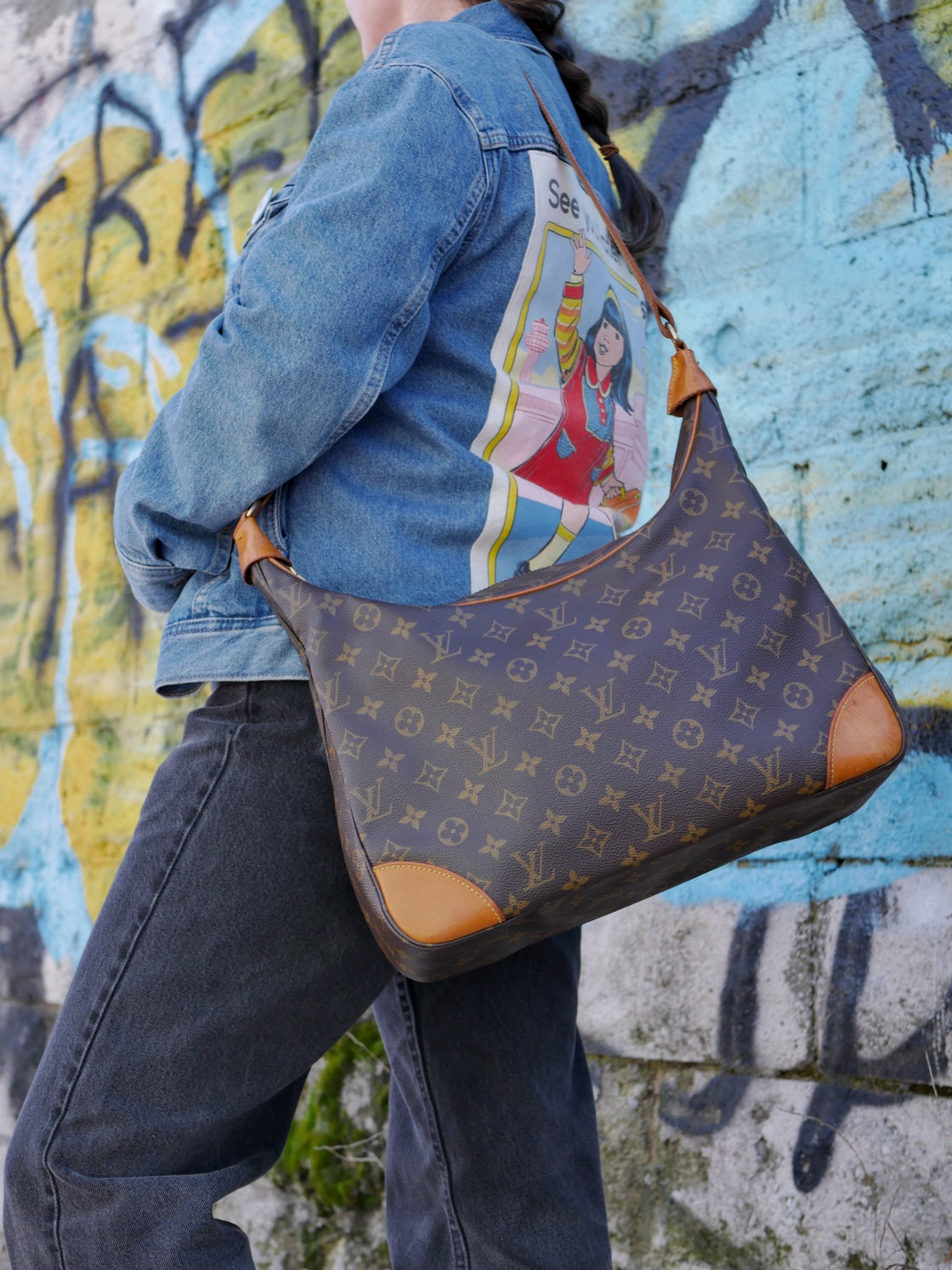 Louis Vuitton Vintage Monogram Boulogne 35