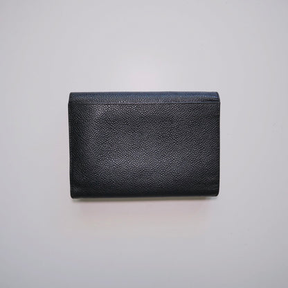 Chanel Vintage Interlocking Caviar Wallet