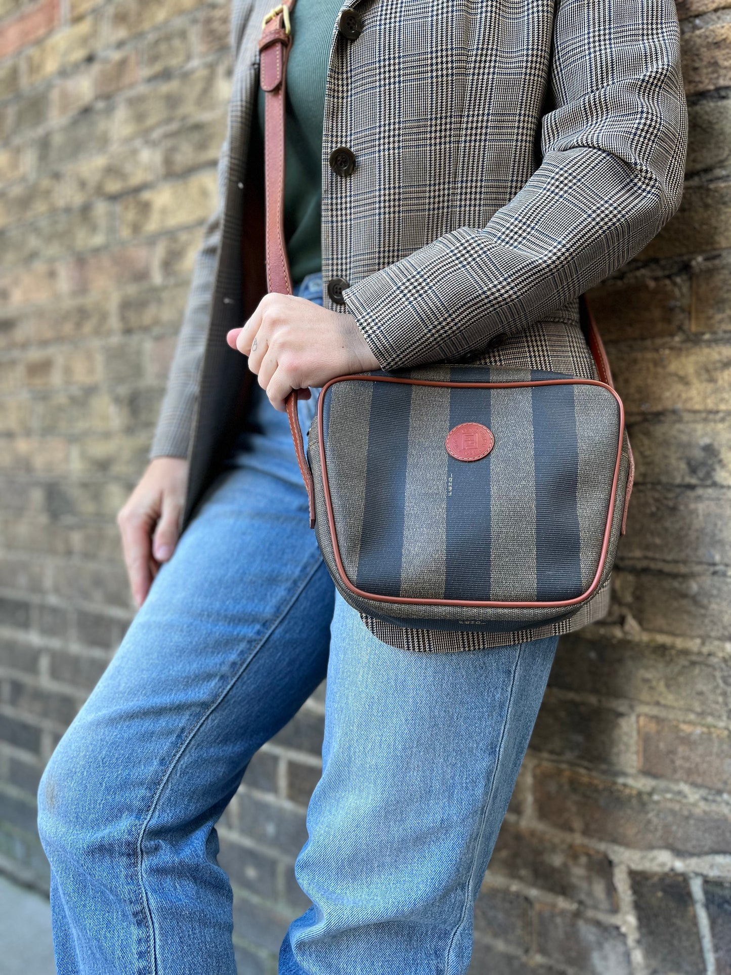 Vintage Pequin Crossbody