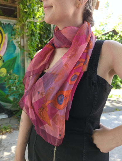 Chiffon Silk Scarf