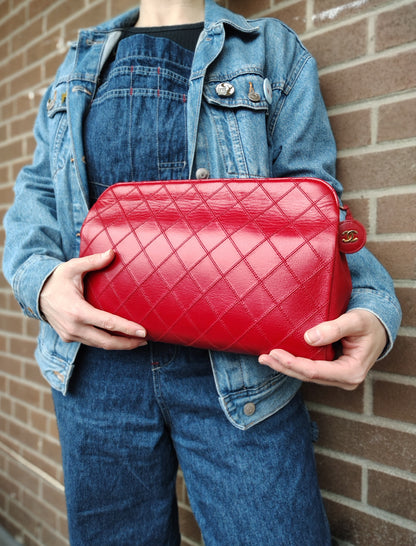 Chanel Vintage Lambskin Clutch