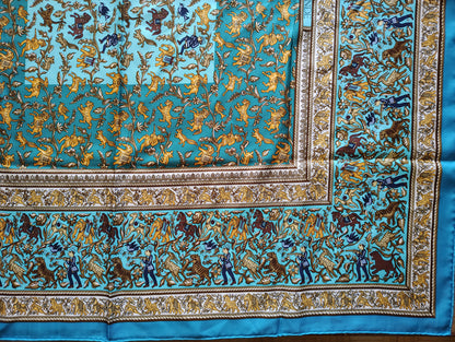 Hermes Carre 90 Silk Scarf Chasse En Inde