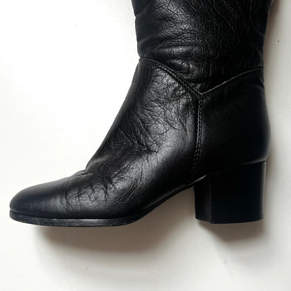 Chanel Leather Boots