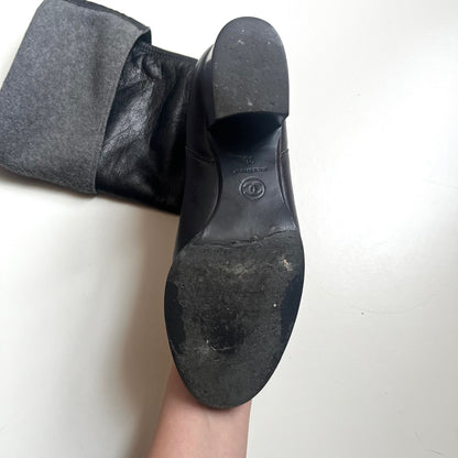 Chanel Leather Boots