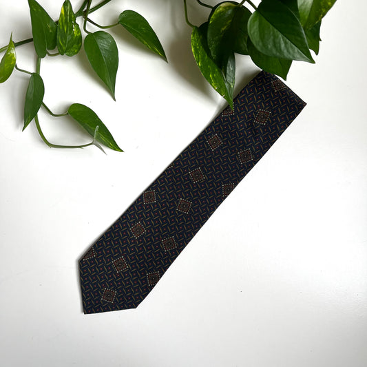Christian Dior Vintage 100% Silk Tie