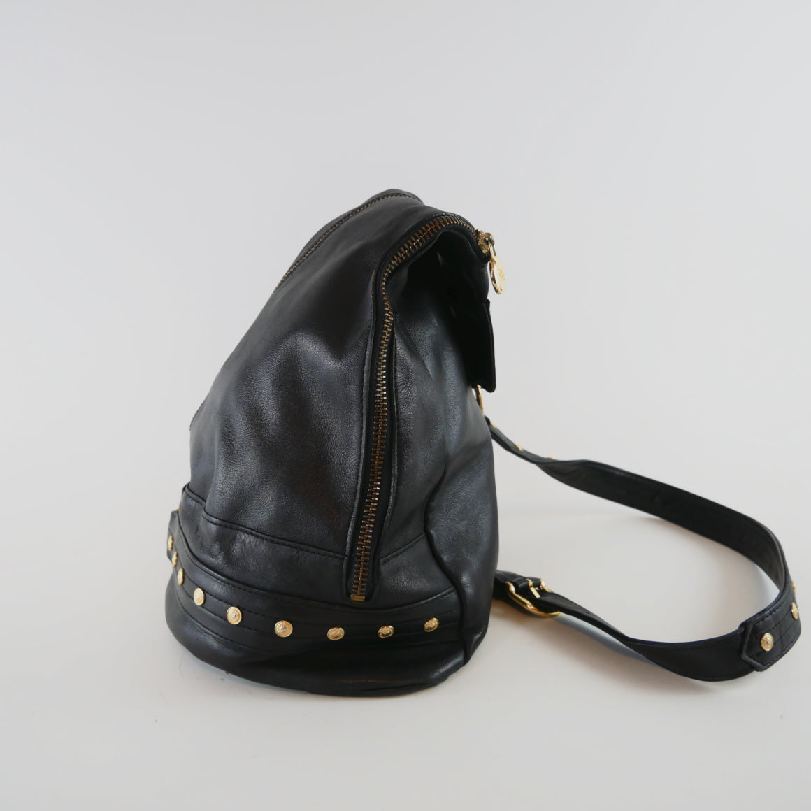 Vintage Leather One Shoulder