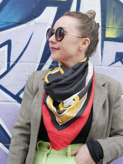 Vintage Celine Silk Scarf
