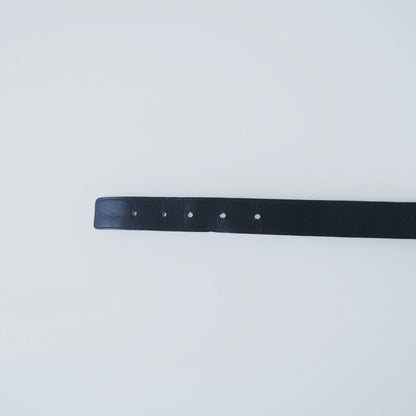 Dior Vintage Leather Navy Belt
