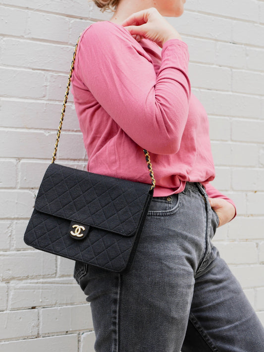 Chanel Jersey Classic Flap