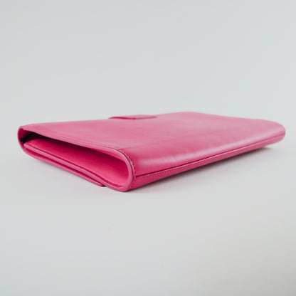 YSL Leather Classic Y Clutch