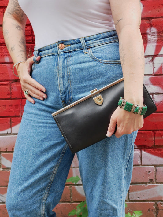 Dior Vintage Leather Clutch