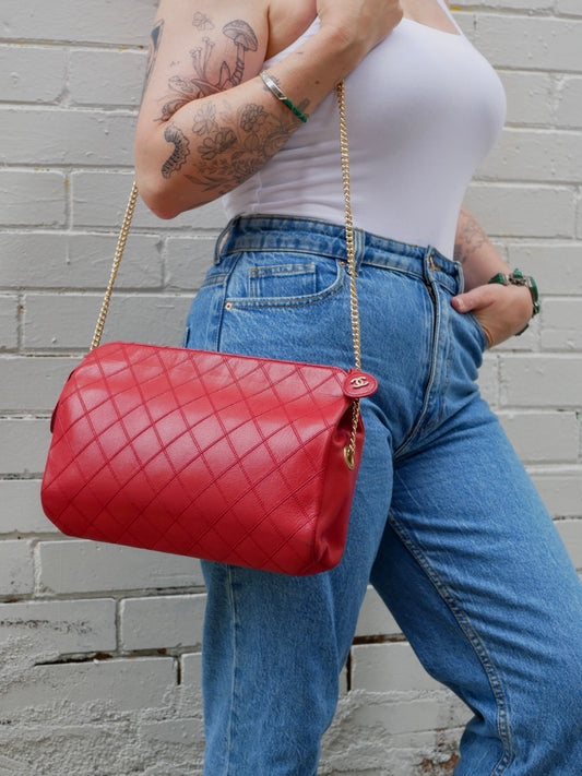 Chanel Vintage Quilted Lambskin Bag