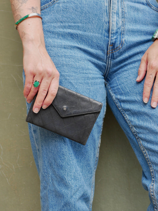 Chanel Vintage Lambskin Envelope Wallet