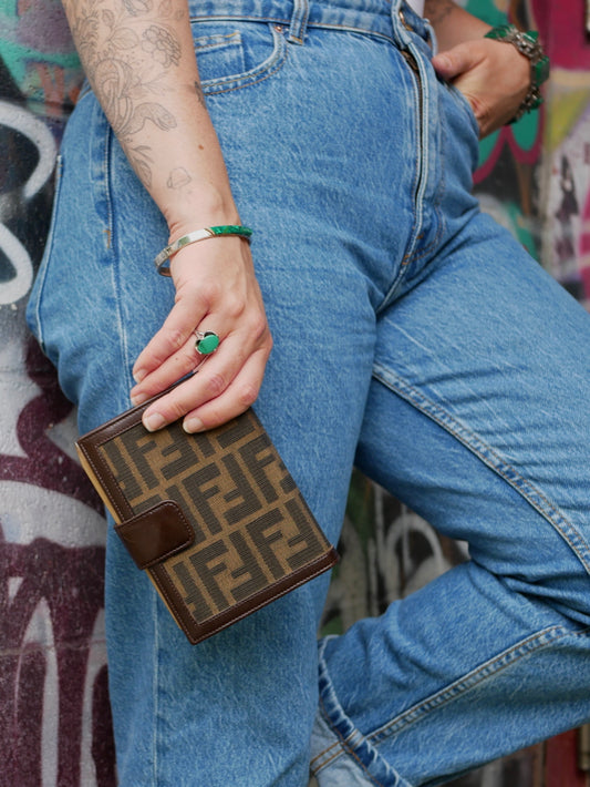 Fendi Vintage Zucca PM Agenda