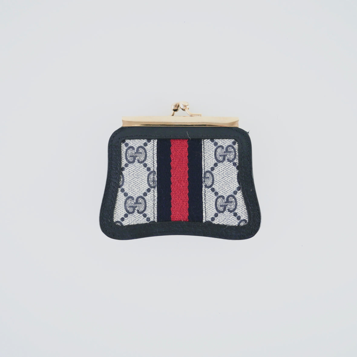 Gucci Vintage Sherry Web Coin Case