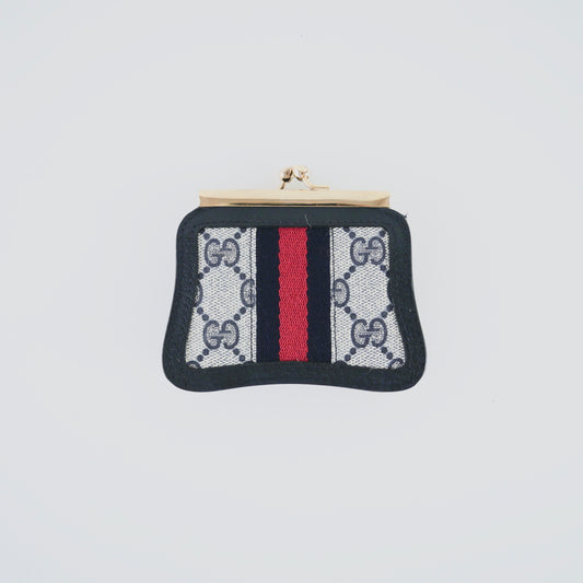 Gucci Vintage Sherry Web Coin Case