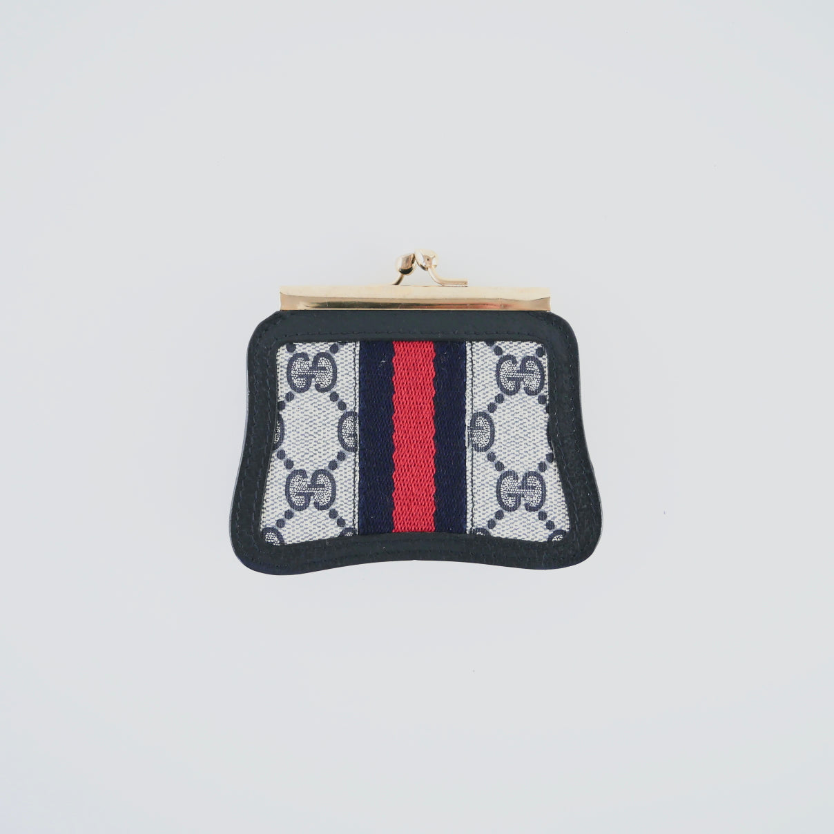 Gucci Vintage Sherry Web Coin Case