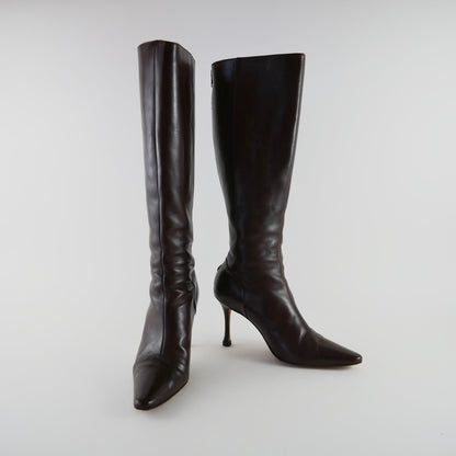 Manolo Blahnik Leather Boots